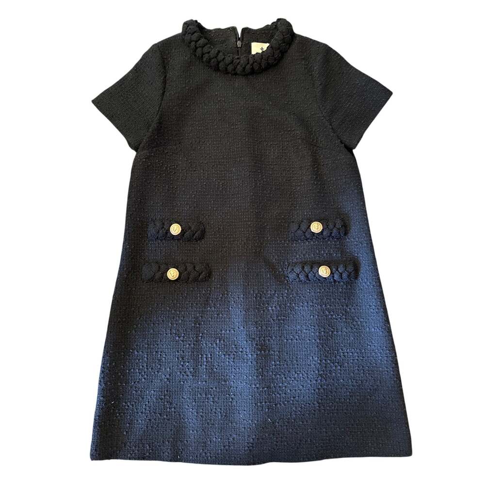 TUCKERNUCK black tweed “JACKIE” dress - Medium